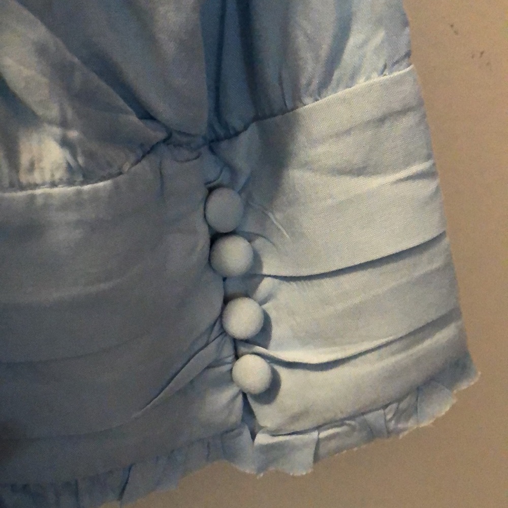 NWOT Rouched 3/4 sleeve top - Picture 4 of 4
